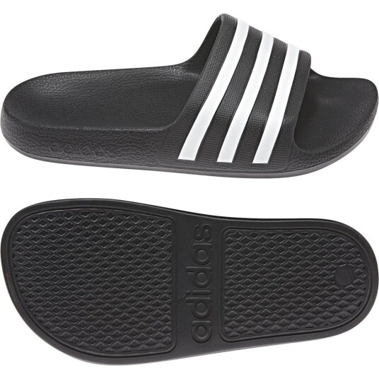 Adidas  ADILETTE AQUA Barn - CBLACK/F CBLACK/FTWWHT/CBLACK 36 2/3