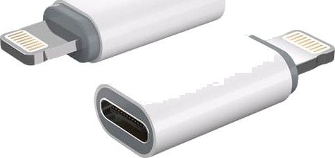 FA03 Apple Style Hvit USB-A til USB-C Adapter 27W