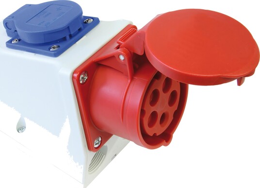 Garo Ui 416-6 S+Ru/Uif-P Uttak Basic Med Schuko-Splint