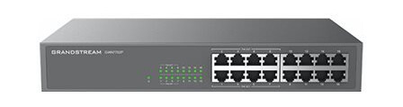 Grandstream Gwn7702p - Switch - Ustyrt - 8 X 10/100/1000 + 8 X 10/100/1000 (Poe+) - Stasjonær, Rackmonterbar - Poe+ (138 W)