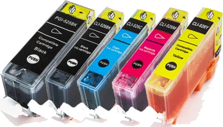 TB Blekkpatron Pakke PGI-525BK/CLI-526BKCMY (16ml/4x8.4ml)