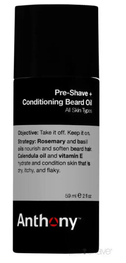 Anthony Pre-Shave Oil barberolje + skjeggolje Anthony Pre-Shave Oil barberolje + skjeggolje