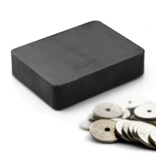 SuperMagneter Stor Ferrittmagnet 85 X 65 X 20 Mm - Vår Største Ferritt Magnet