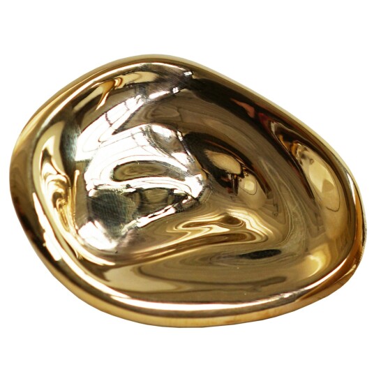 Hein Studio Ripple no. 01 liten knopp Brass Hein Studio Ripple no. 01 liten knopp Brass
