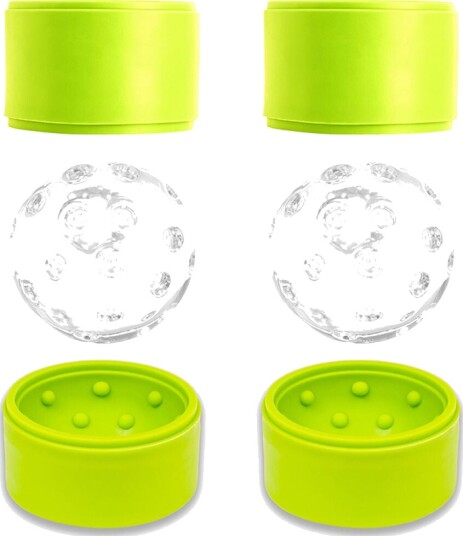 Kikkerland Pickleball Iskuleformer - 2 stk, 63 mm, Grønn