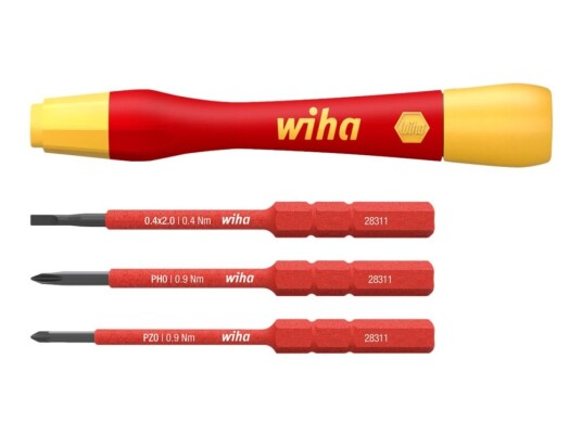 Wiha PicoFinish SlimVario 1000V Skrutrekkersett - 4 Deler Wiha PicoFinish SlimVario 1000V Skrutrekkersett - 4 Deler