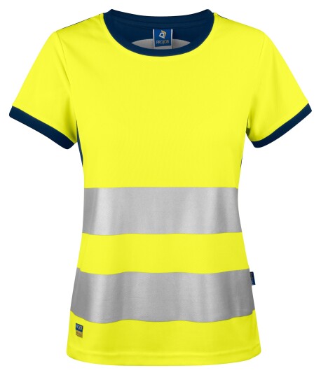 ProJob 6012 T Skjorte Dame En Iso 20471 Kl 2/1 Yellow/Navy XS ProJob 6012 T Skjorte Dame En Iso 20471 Kl 2/1 Yellow/Navy XS