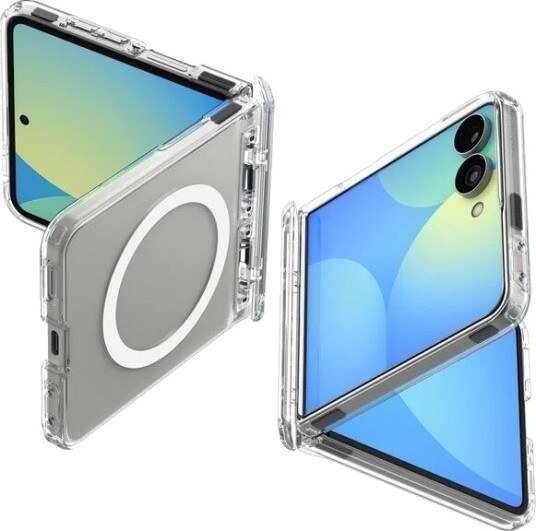 Spigen Ultra Hybrid Pro MagSafe - clear white - Samsung Galaxy Z Flip8