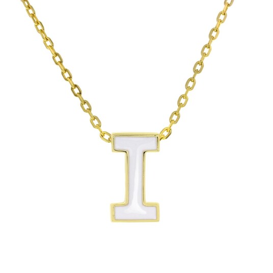 Pan Jewelry, Smykke i forgylt 925 sølv bokstav I