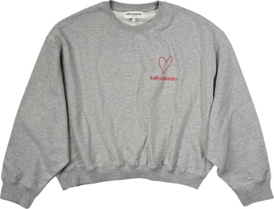 Lollys Laundry Sydneyll Sweatshirt Ls 11 GREY MELANGE XS