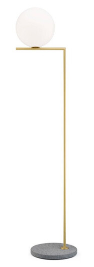 Flos - IC F2 Outdoor Brass (Grey Lava Marble)