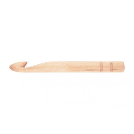 KnitPro Jumbo Birch Heklenål Bjørk 23cm 35,00mm