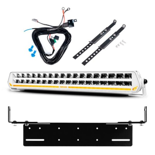 Ekstralys PURELUX Panther S540 Hvit   Rett / 54 cm / 216W / Ref. 30 1 stk   Komplett sett med justerbar holder