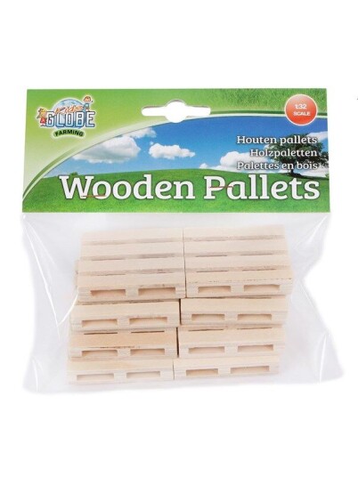Kids Globe   Wooden Pallets 1:32 8 pcs.