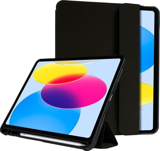 Crong FlexFolio Cover for iPad 10.9" Svart