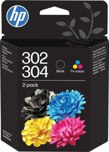 HP Blekkpatron Pakke No.302/No.304 Sort/CMY (4ml/2ml)