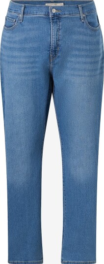 Levi's Plus   Jeans 314 Pl Shaping Straight   Blå