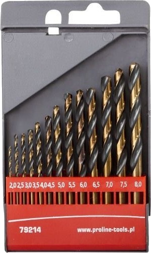 Drill Proline Metallbor Hss Din338 Polerte Stykker 13 (2-8 Mm) Proline Drill Proline Metallbor Hss Din338 Polerte Stykker 13 (2-8 Mm) Proline