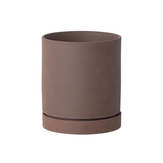 ferm LIVING Sekki blomsterpotte medium Ø13.5 cm rost