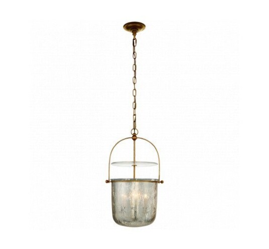 Lorford Small Smoke Bell Lantern Gilded Iron