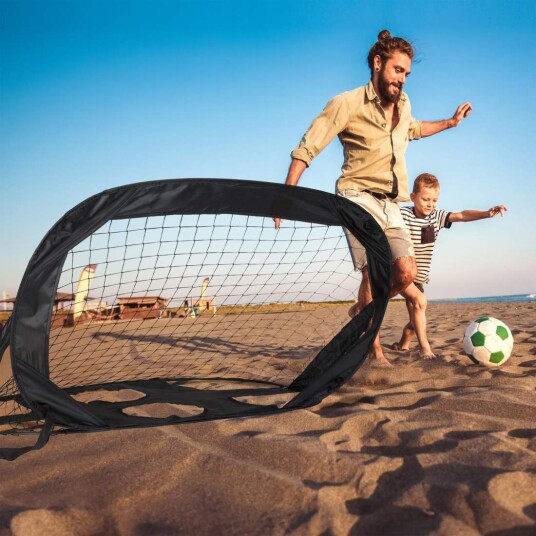 Pop up mål for fotball med målvegg Pop up mål for fotball med målvegg