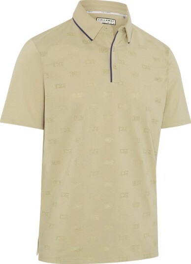 Callaway Legacy Ss Logo Jacquard Polo Golf pologenser herre Fields Of Rye Medium