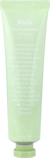 Abib Heartleaf Beroligende Ansiktskrem 75 ml - Parabenfri og Sulfatfri