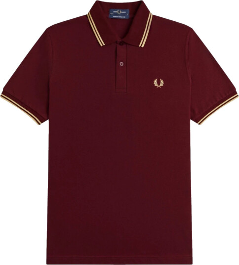 Fred Perry Herre Topper Rød 4XS,