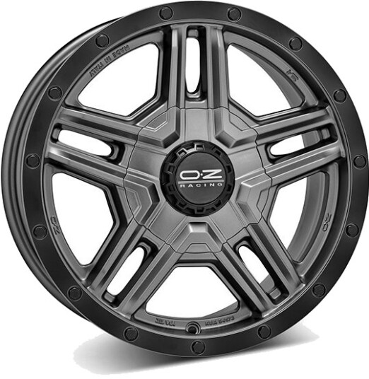 OZ Rally Adventure M.Gra/Blk Lip 8 x 17 CB65,10 ET45 5/120 8 x 17