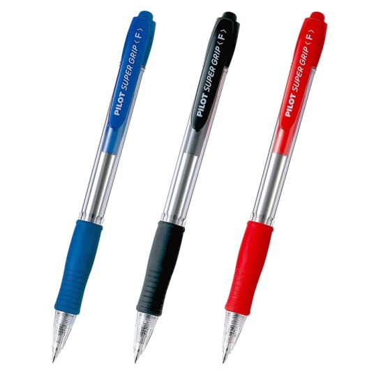 Pilot Kulepenn Super Grip Fine Black