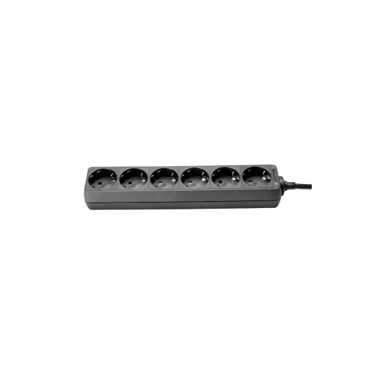 Adam Hall Accessories 8747 X 6 M 3 6 Outlet Power Strip 3m Cable Length