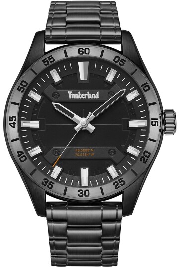 Timberland Herreklokke TDWGG2201205 Calverton Sort/Stål Ø46 mm