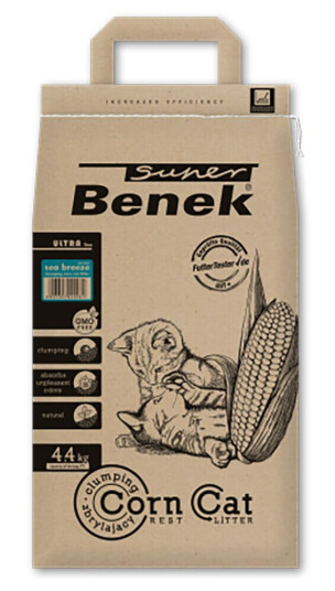 Benek Super Maiskatt Ultra Sea Breeze 7 L (Ca. 4.4 kg) Benek Super Maiskatt Ultra Sea Breeze 7 L (Ca. 4.4 kg)