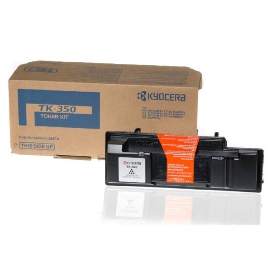 Kyocera TK-350 BK lasertoner - 1T02LX0NLC Original - Svart 15000 sider Kyocera TK-350 BK lasertoner - 1T02LX0NLC Original - Svart 15000 sider