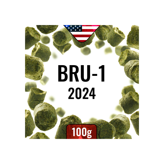 Humle BRU 1 2024 100g 15,7% AA Nitrogenpakket Humle BRU 1 2024 100g 15,7% AA Nitrogenpakket