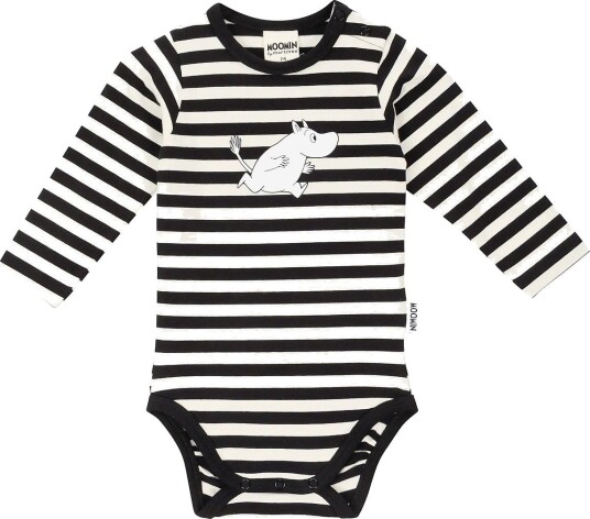 MOOMIN Randig Body BLACK 74