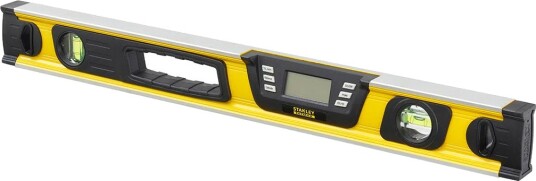 Stanley Fatmax, Snekkervater, 1,2 M, Sort, Gult, %, Grad, Lcd