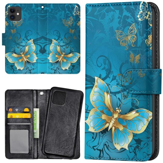 Generic Iphone 11 - Lommebok Deksel Sommerfugler Generic Iphone 11 - Lommebok Deksel Sommerfugler