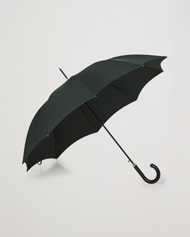 Fox Umbrellas Hardwood Automatic Umbrella Racing Green Fox Umbrellas Hardwood Automatic Umbrella Racing Green
