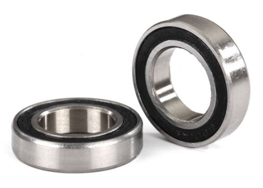 Traxxas 5101A Ball Bearings Black Rubber Sealed 12x21x5mm 2 Traxxas 5101A Ball Bearings Black Rubber Sealed 12x21x5mm 2