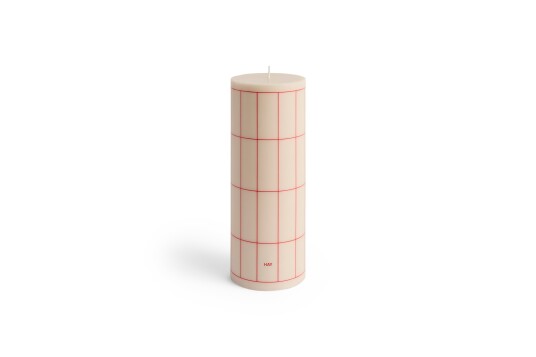 Hay Column Kubbelys Stor Rød / Off white Hay Column Kubbelys Stor Rød / Off white