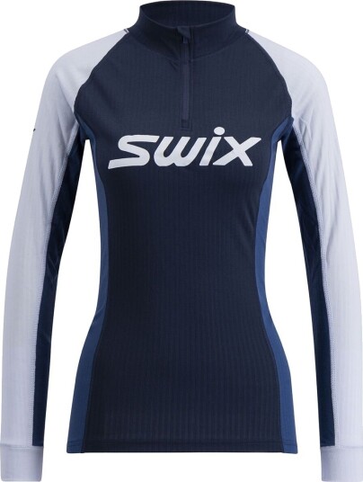 Swix Racex Classic Half Zip W Dark Navy/lake Blue XL