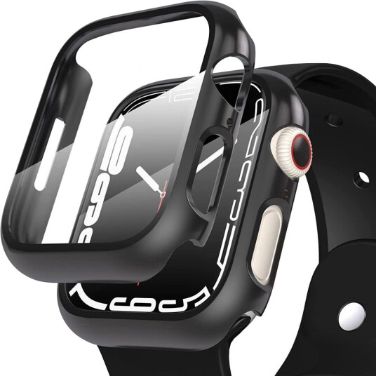 Tech Protect Defense360 Deksel for Apple Watch 7/8/9 45mm Svart