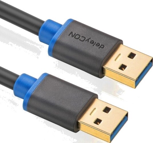 Deleycon 1M 2Xusb3.0-A 1 M Usb A Usb A Usb 3.2 Gen 1 3.1 Gen 1 Hankjønn/Hankjønn Sort Blå Deleycon 1M 2Xusb3.0-A 1 M Usb A Usb A Usb 3.2 Gen 1 3.1 Gen 1 Hankjønn/Hankjønn Sort Blå