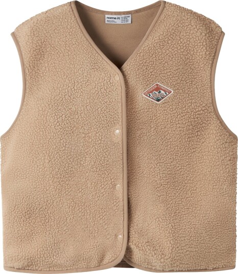 Name It Vest Teddy NkmOwe Sesam Name It 7 8 år (122 128) Vest Beige Brun Name It Vest Teddy NkmOwe Sesam Name It 7 8 år (122 128) Vest Beige Brun