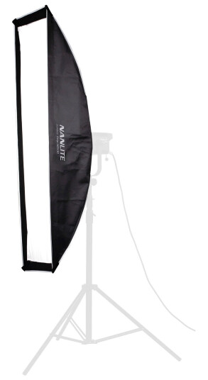 Nanlite Strip Softbox 140 X 30Cm Smal softboks med Bowens Mount feste