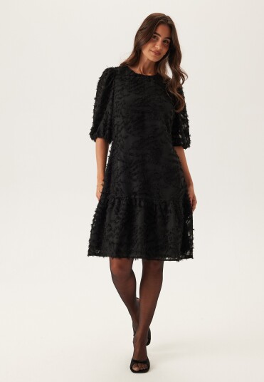 Bubbleroom Fringe Dress Black M Bubbleroom Fringe Dress Black M