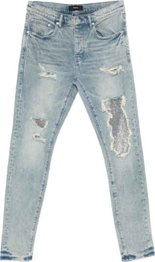 Purple Brand Herre Jeans Blå W30, Purple Brand Herre Jeans Blå W30,