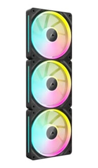 Corsair iCUE LINK LX120 RGB 120mm Kabinettvifter 3-pakning Svart