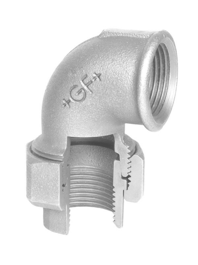 Georg-Fischer Union elbow galvanized conical for f 1 1/2